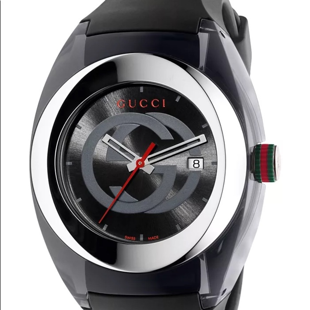Gucci Sync Unisex Striped Watch 46mm YA137101